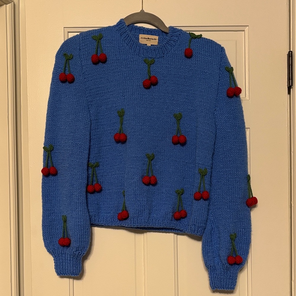 BNNW Lirika Matoshi CHERRIES KNIT SWEATER - Picture 2 of 6
